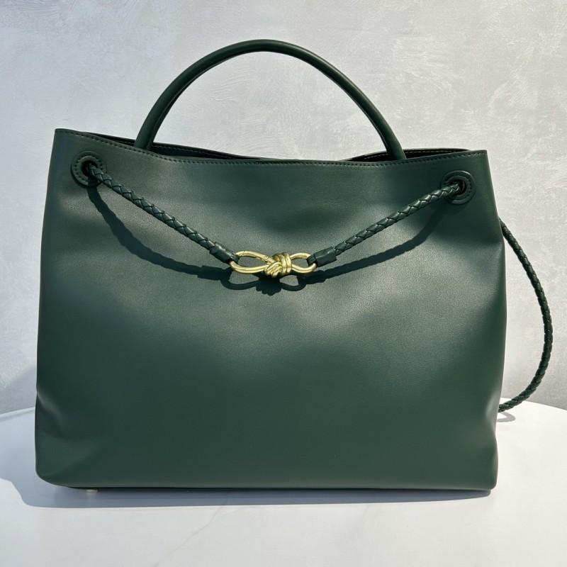 Women's Bag 2025 New Style Authentic Leather Large-capacity Tote Diagonal Commuting Bow Knot Single-shoulder Handbag