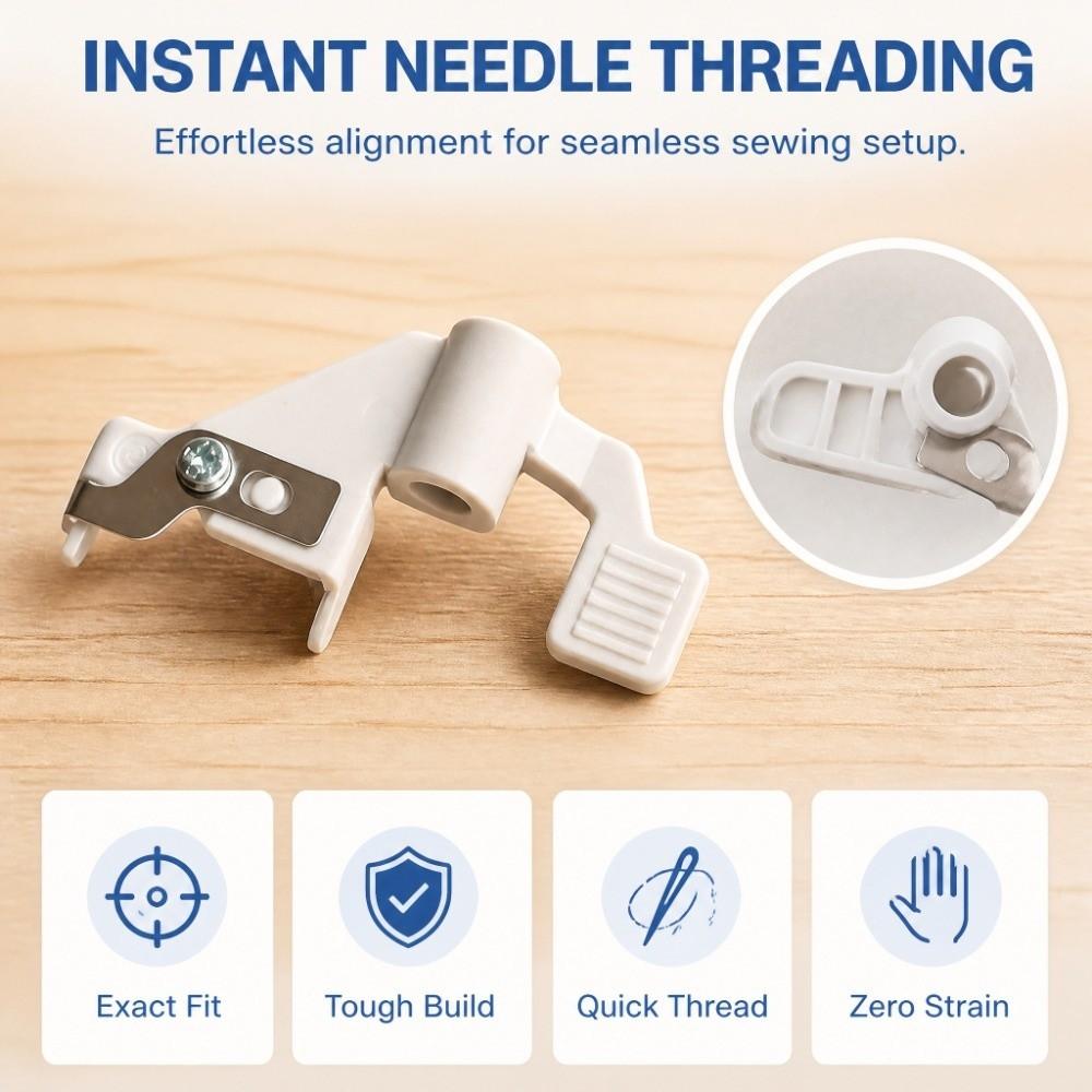 2pcs Effortless Threading Threading Assembly Sewing Machine Needle Threader For Sewing Machine