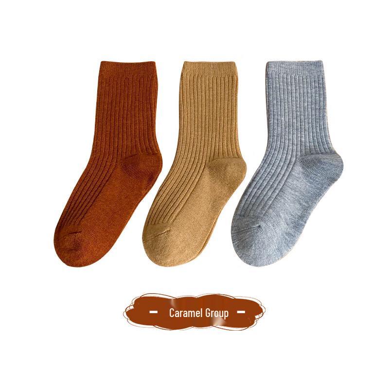 BREAD RABBIT Kids  Warm Wool Socks (3 Pairs) XL