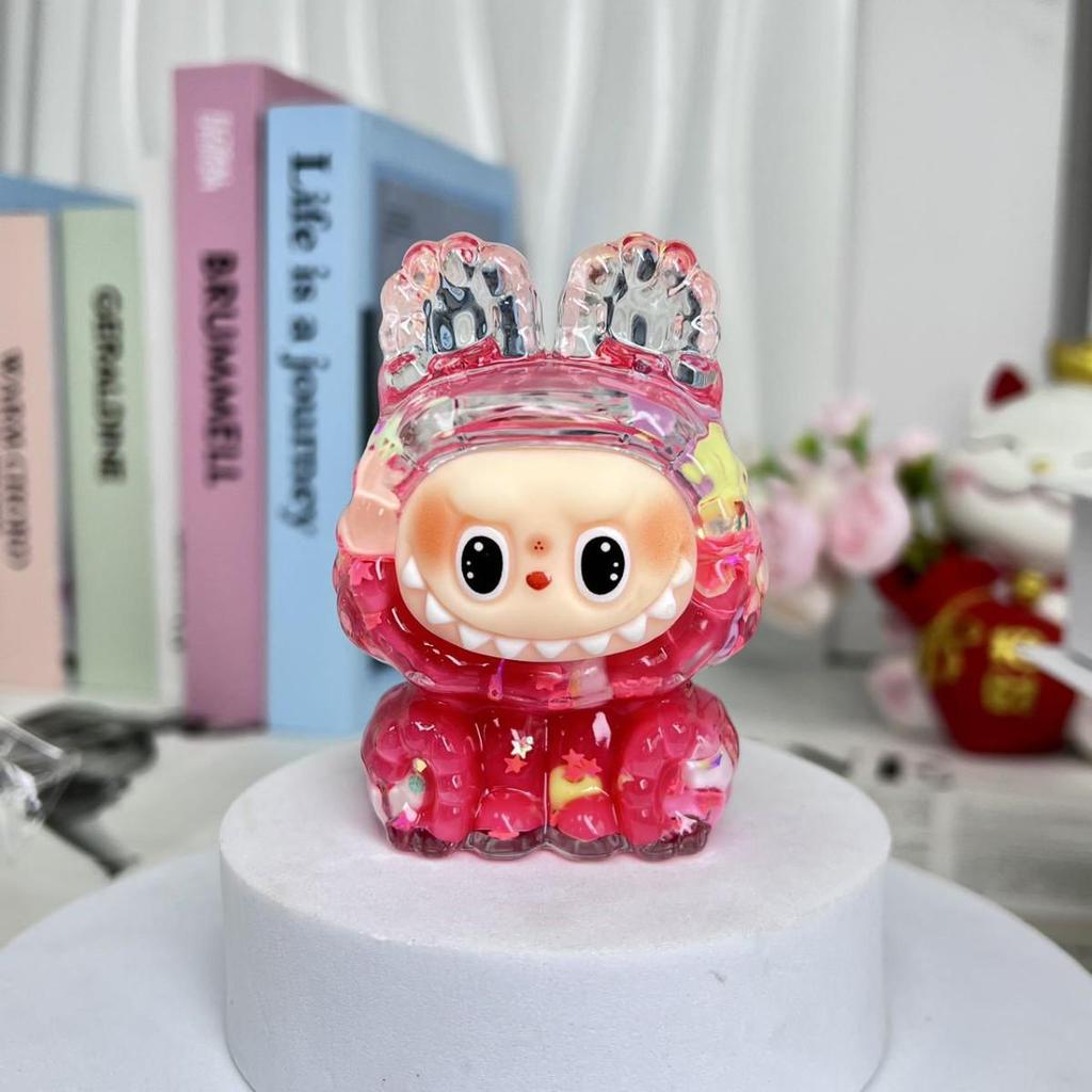 Labubu Oil Quicksand Blind Box DIY Cute Handmade Doll Ornaments