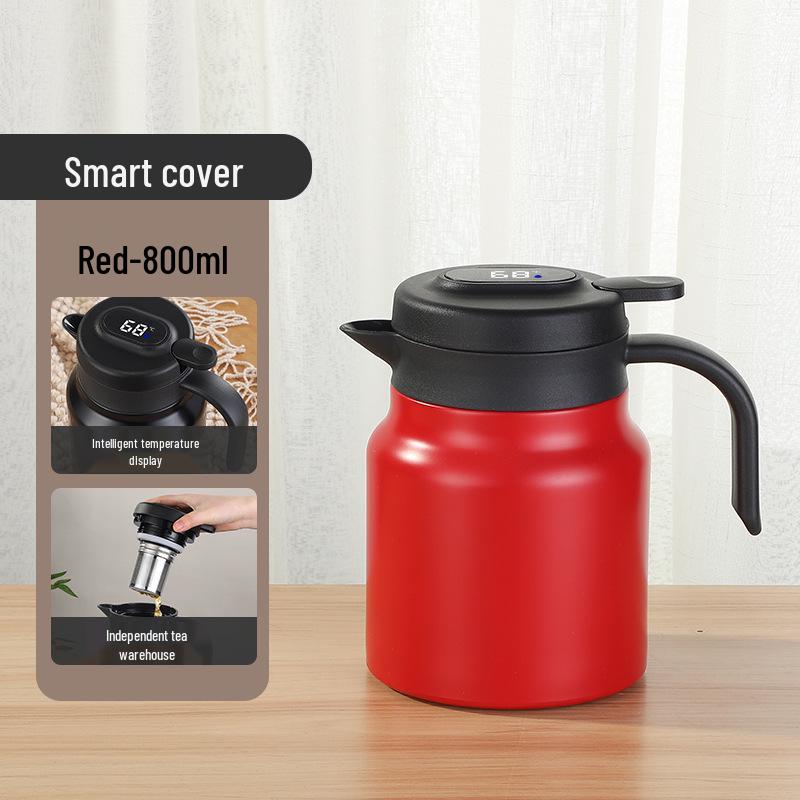 Large Capacity 304 Stainless Steel Insulated Tea Infuser Kettle for Home and Office