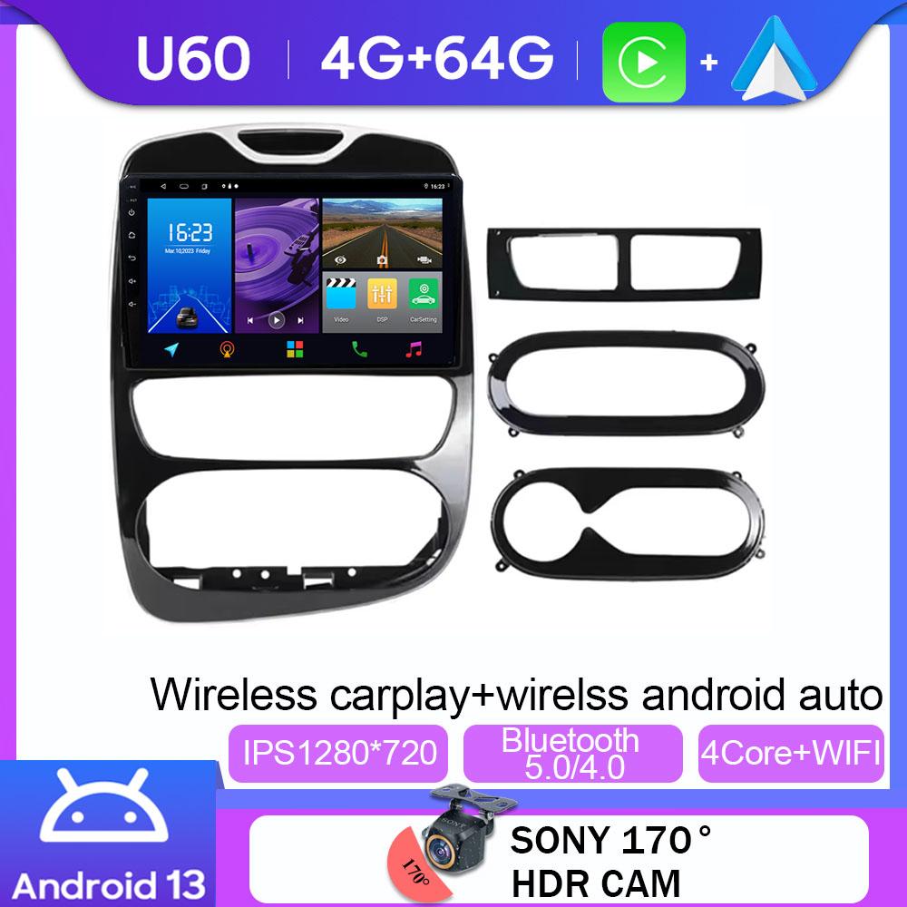 For Renault Clio 4 BH98 KH98 2016 - 2019 Car Android Multimedia Stereo Radio Player GPS Navigation BT Carplay Android Auto Wifi