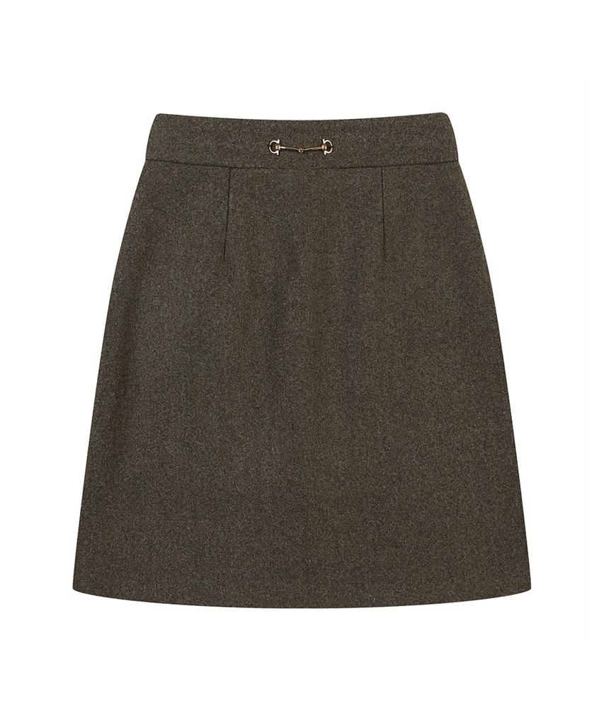 ECOLEDEPARIS Gold Embellished Skirt_Zb2Zwsb062Z