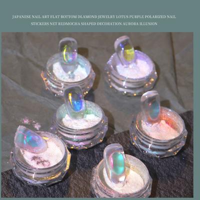 Nail Pigment Powder Smooth Surface High Saturation with Sponge Stick Beauty Mirror Neon Dust Nail Art Chrome Pigment for Home Use
