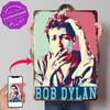 Bob Dylan D Gedrukte Textuur Poster Gepersonaliseerde Muurkunst Retro Metalen Blikbordjes voor Kantoor Decoratie Kamer Moderne Huisdecoratie