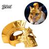 Creative 3D Printed Pet Accessory Roman Centurion Cat Helmet Warrior Mask Playful Accessories Funny Cosplay Mask for Party Costume Safe Headwear