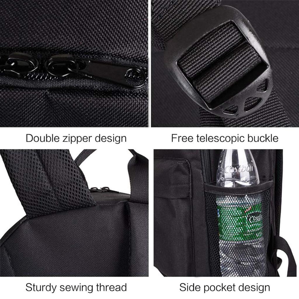 Kriture Luminous Backpack, Multifunctional, Waterproof, Large Capacity, Lightweight, for Men and Women, Suitable for Boys, Girls, Elementary, Middle,