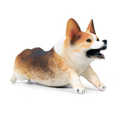 1Pcs Corgi Premium Simulation Small Solid Standing Pet Ornament Home Office Decoration Dog Corgi