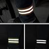 6Pcs Warning Reflective Bands Elastic Wrist  Ankle Straps Running Reflective Arm Bands  Construction