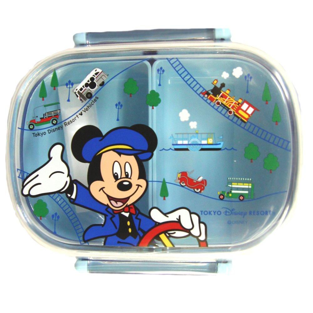 

DRT Mickey Lunch Box Bento Box Mickey Mouse Vehicle Pattern Disney Resort Exclusive Goods Disney (Tokyo Souvenir) синий