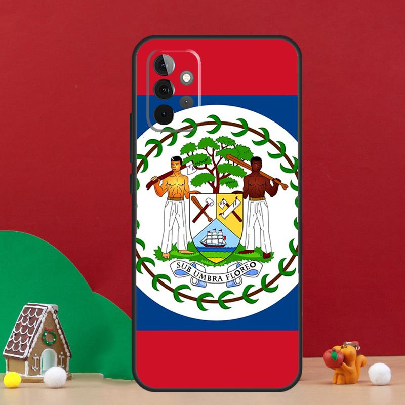 Belizean Flag Case For Samsung Galaxy A55 A52 A32 A12 A33 A06 A16 A26 A36 A56 A15 A53 A13 A34 A54 A14 A17