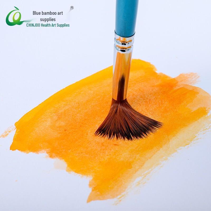 CHINJOO Nylon Hair Round Head Watercolor Brush Set
