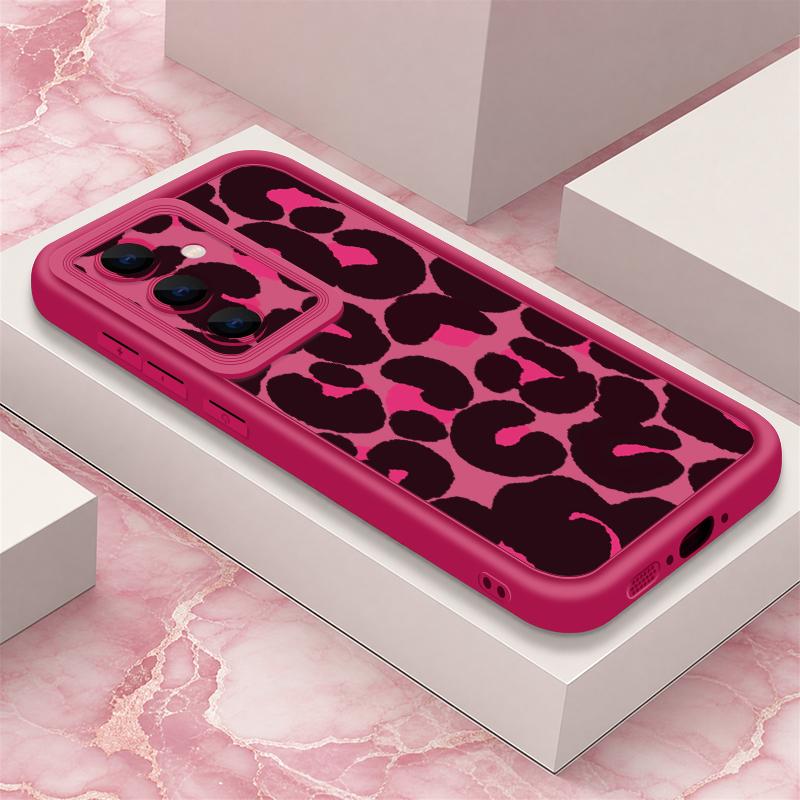 Bowknots Leopard Case For Samsung Galaxy A57 A37 A27 A17 5G A56 A36 A26 A16 A55 A54 S21 FE S22 S23 S24 Plus S25 S26 Ultra Shockproof Bumper Cover