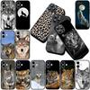 Weiche Hülle für Samsung Galaxy S20 S22 S21 FE Ultra Plus A07 A17 A15 A16 A25 A57 A37 Hülle Handyhülle Stalking Wolf Kunst Tiger
