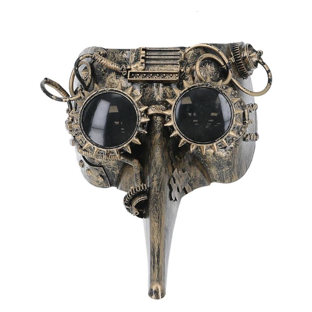 Smiffys Unisex Adult Victorian Steampunk Plague Doctor Mask