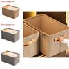 Modern Minimalist Fabric Storage Bin With Foldable Design For Clothing And Toy Organization