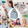 Macho Gawr Gura Pattern Cooler Lunch Box Hololive Anime Mountaineering Thermal Insulation Portable Food Bag
