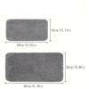 Water Absorbtion Anti Slip Bathroom Mat Thickened Bathroom Carpet Long Hair Carpet Machine Washable Durable Toilet Mat