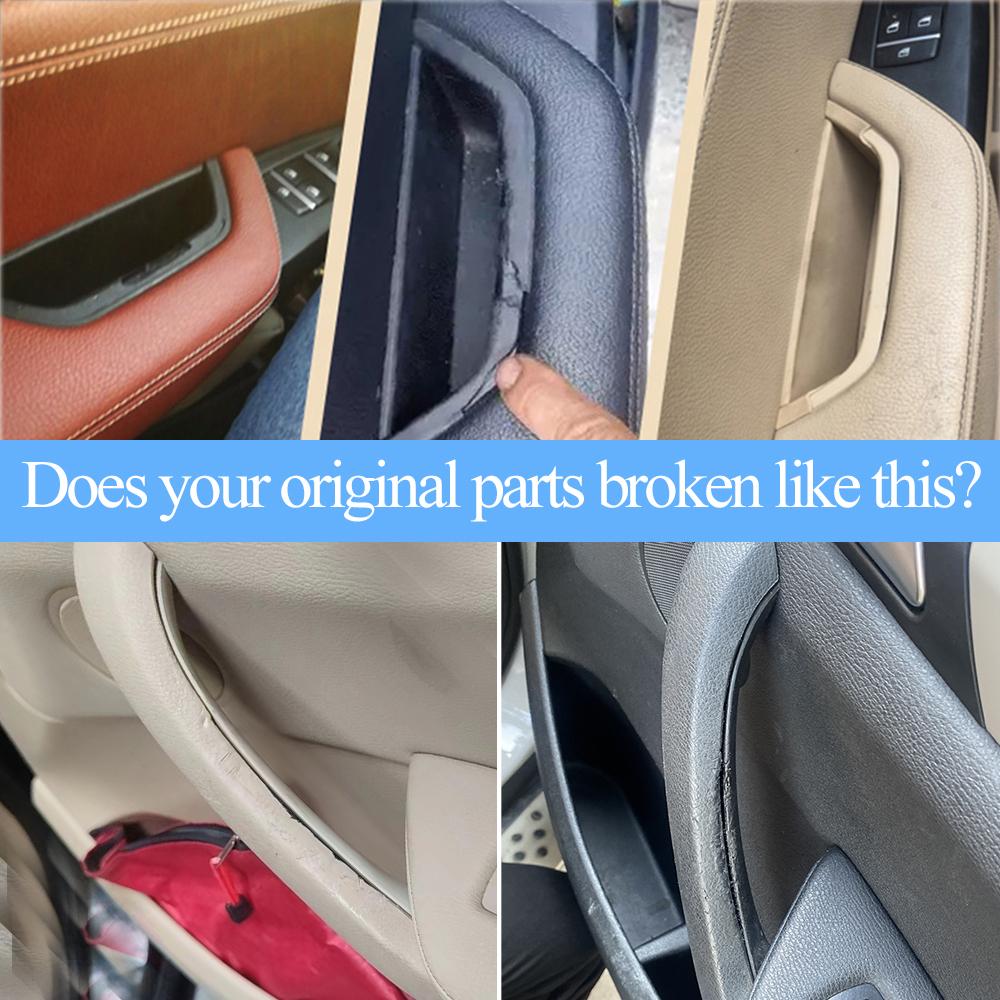 4PCS SET LHD RHD Car Interior Door Handle Cover Inner Panel Armrest Pull Trim Replacement For BMW X3 X4 F25 F26 2010-2016