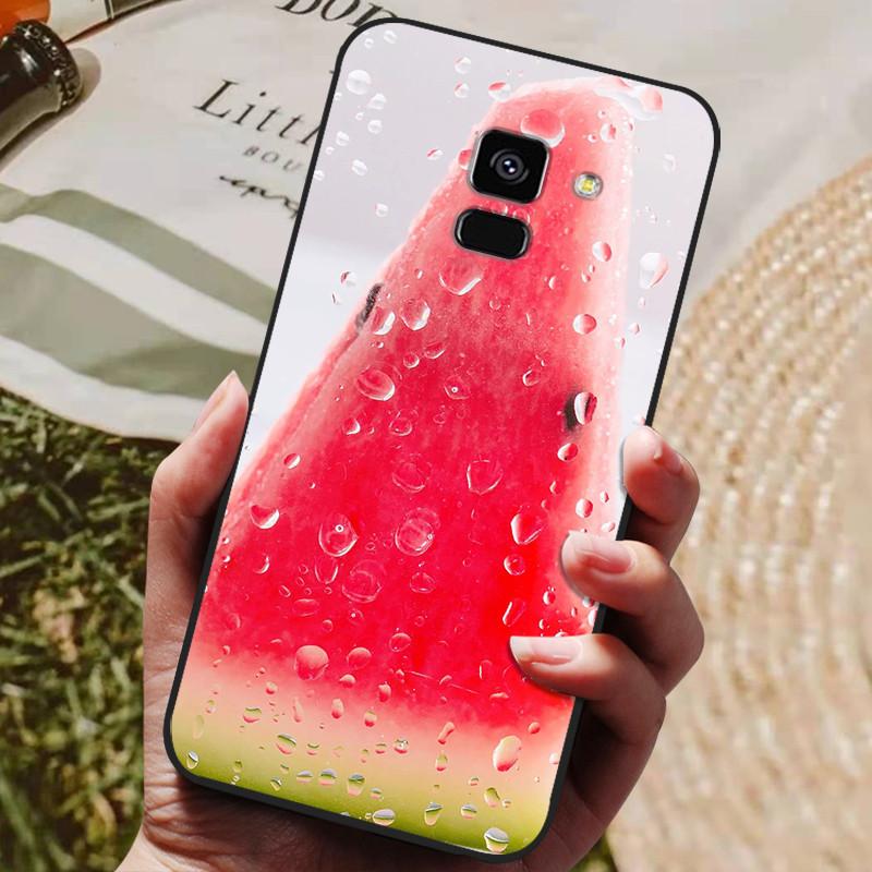 For Samsung Galaxy A8 2018 A530 A530F Case Silicon Soft TPU Phone Cover For Samsung A8 Plus 2018 A730 A730F Case Black Coques