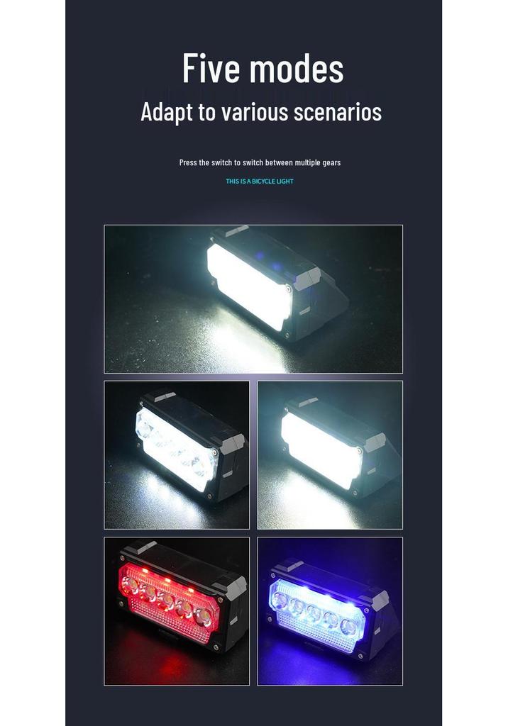 Smart Induction Bicycle Headlight - High Brightness, Waterproof, Strong Light for Night Riding