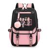 Blackpink With Print Backpack Junior High School High School Casual Schoolbag For Female Students