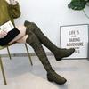 Lace-up Knee High Shaft Shoes Woman New In Above Over The With Laces Thigh Long Boots for Women Cosplay Spring Autumn