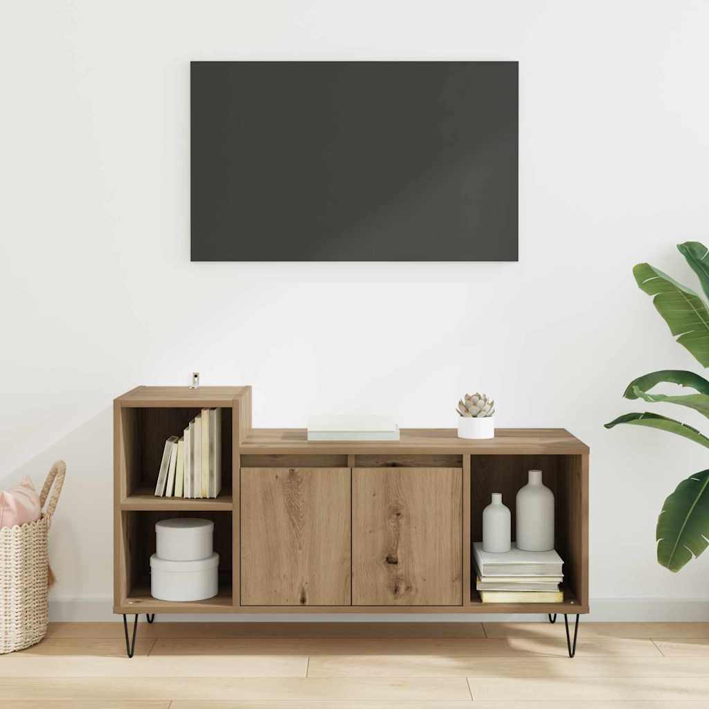 TV Cabinet Artisan Oak 100 x 35 x 55 cm Particleboard