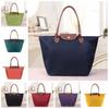 Nuevo bolso de mano de nailon para la playa, bolso de mano a la moda para mujer, bolso de hombro Oxford, bolso de compras plegable impermeable para mujer