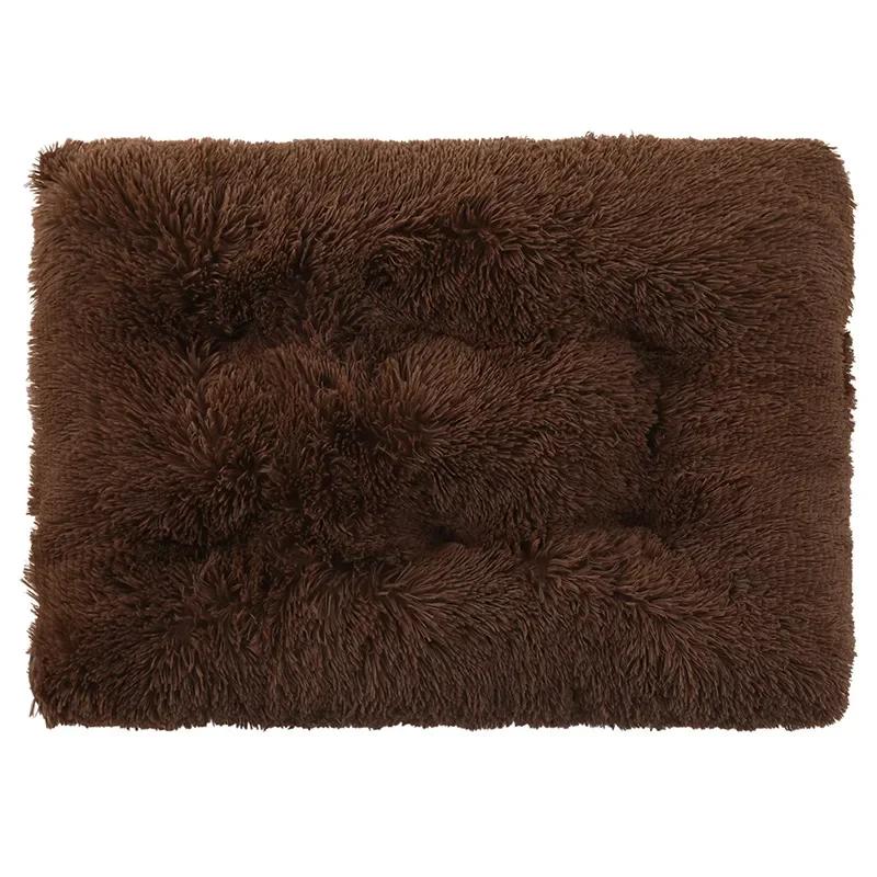 Velký psí pelíšek omyvatelný plyšový pelíšek proti úzkosti Hřejivý psí polštář na spaní Pohodlné podložky pro domácí mazlíčky pro malé a středně velké psy