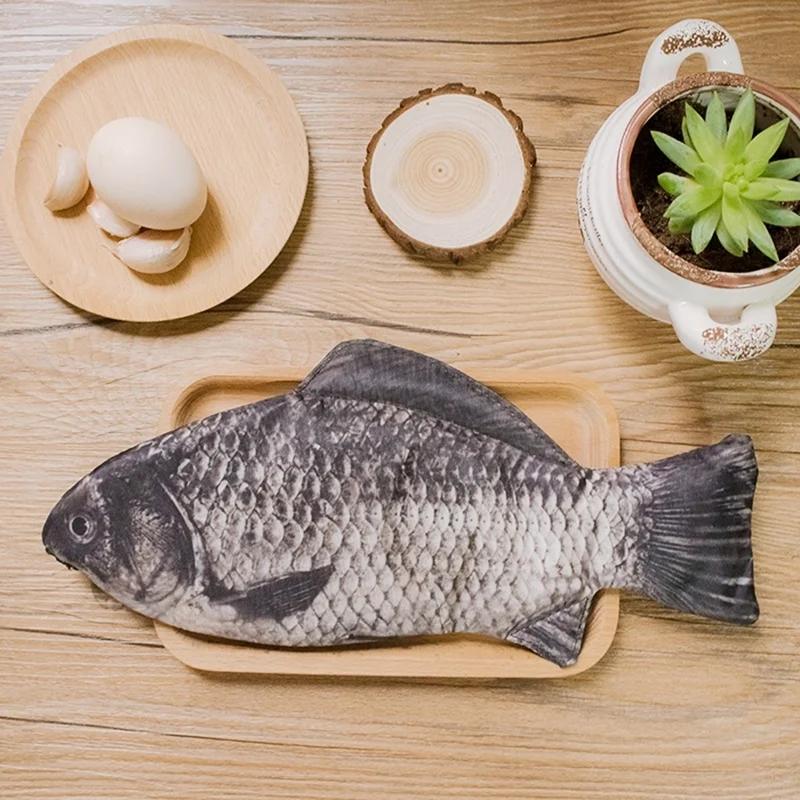 Creative Fish Pen Box Capacitate mare Upgrade-uri Cadou Școlar Fun Stylus Bag Home Office Storage