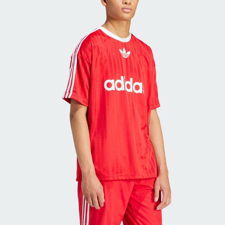 adidas Adicolor T-Shirt Better Scarlet/Weiß Herren Streetwear IM9458