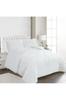 Ece Stripe King Bedspread Set, Coverlet 220x240 Cm with Pillowcase, Full Size, Full Bed, Double Size, Plush Fabric Cream