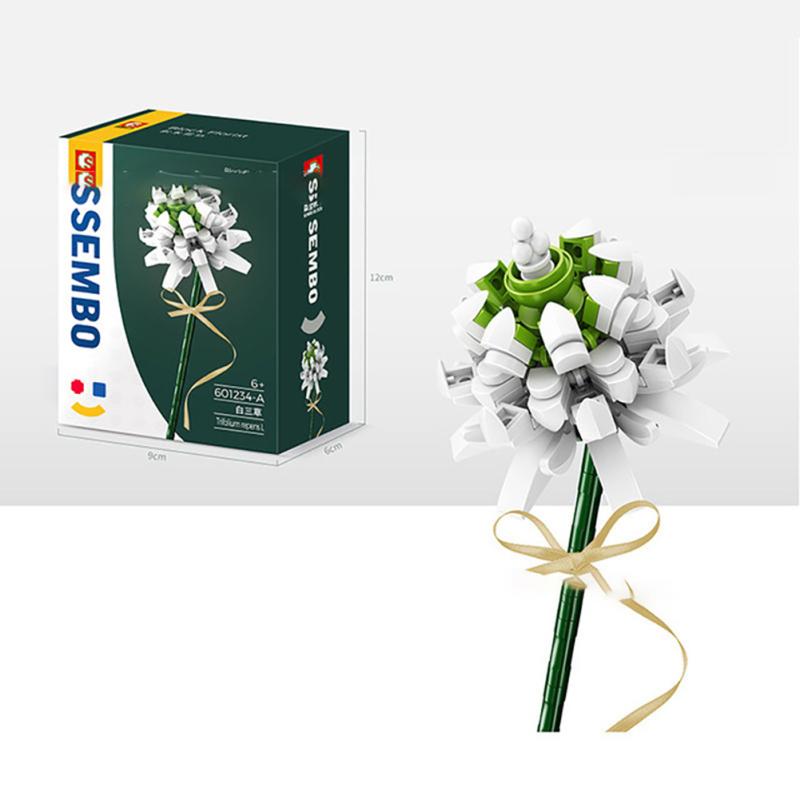 Blocuri de construcție Buchet de flori eterne compatibile cu blocuri de construcție asamblate Lego Jucării Pentru