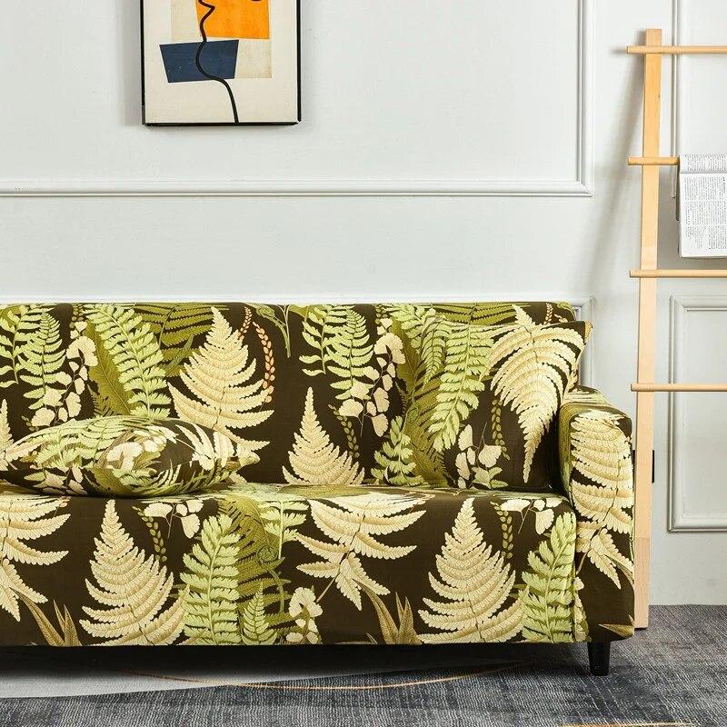 Geometrischer elastischer Sofabezug für Wohnzimmer, Couchbezug, hochelastischer Sofabezug, Möbelschutz, alle Bezüge, Heimdekoration
