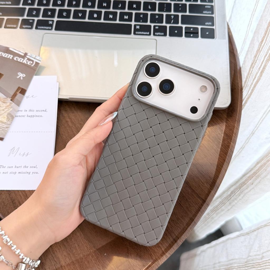 Měkké silikonové chladicí síťované pletené vzorované pouzdro na telefon pro iPhone 17 Air 16 E 15 14 13 12 Pro Max Plus Nárazuvzdorný prodyšný kryt