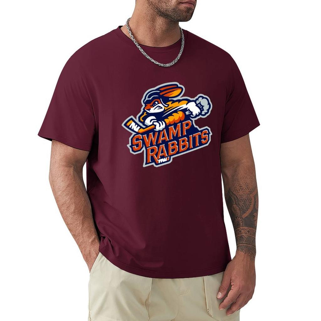GREENVILLE SWAMP RABBITS T-Shirt Oversized T Shirt Plus Sizes Mens Clothing