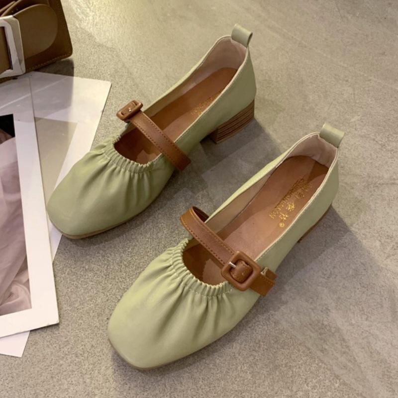 High Heels Women's Shoes 2025 Summer New Elegant Street Women Pumps Mary Janes Fashion Temperament Versatile Women Shoes