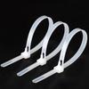Reusable Nylon Cable Tie with Releasable Buckle - Black & White