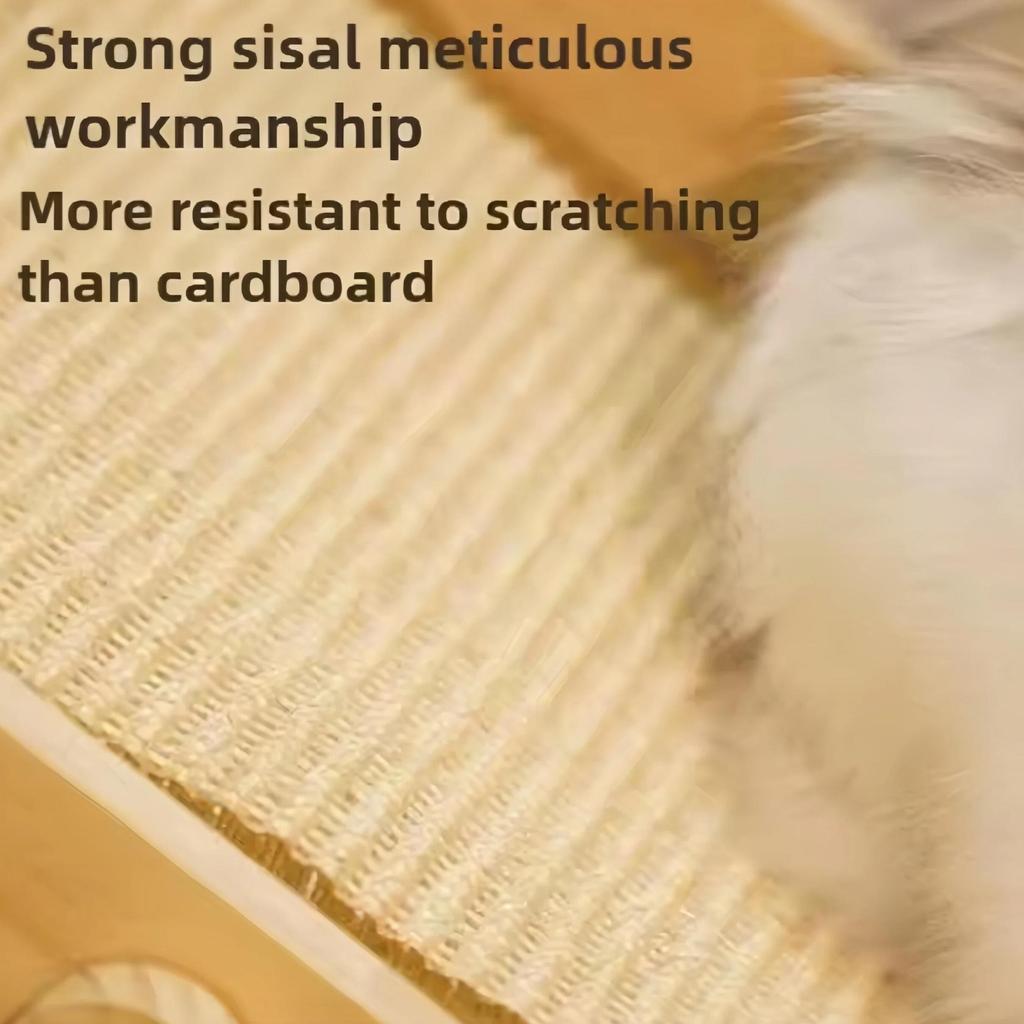 Cat Recliner Bed Portable Sisal Wear-resistant and Comfortable Cat Scratching Board Climbing Frame Pet Entertainment Sofa