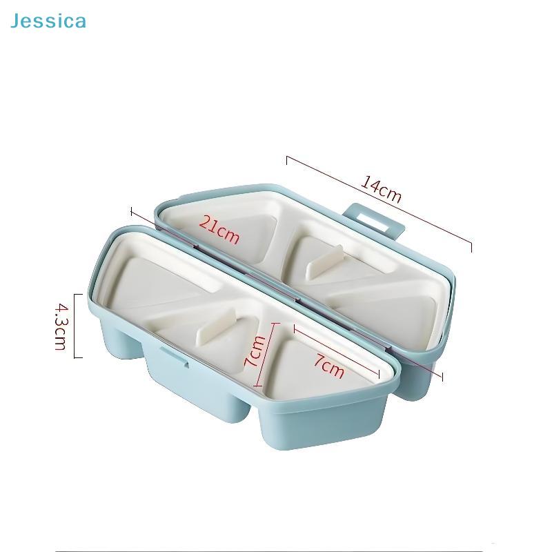 6-in-1 Onigiri Mold Bento Box - Multi-Cavity Rice Ball Maker & Lunch Container, Easy To Make Cute Triangle Sushi Balls