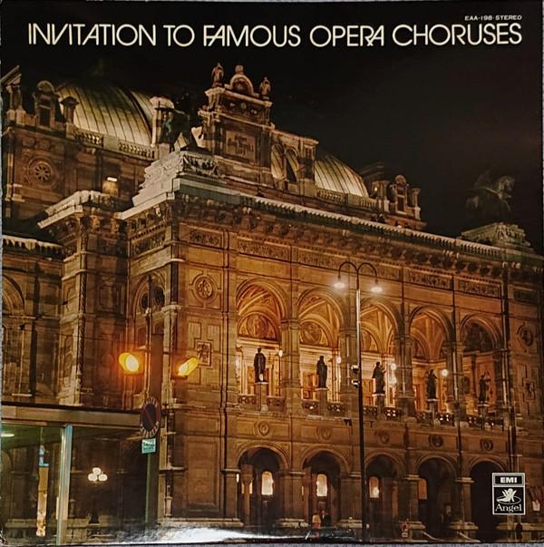 

LP Record Invitation To Famous Opera CHORUSES EAA198 ANGEL Japan Classical Used