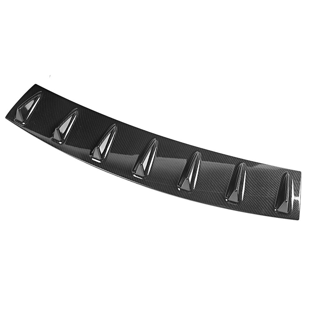 Rear Spoiler Shark 7 Fin Deflector Bumper Lip Diffuser Large