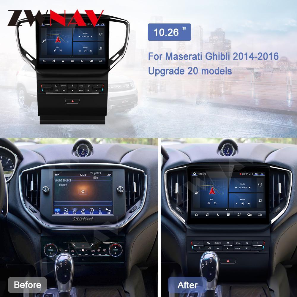 

Maserati Ghibli (2014-2016) 10.26-Inch Vertical Screen Navigation System 4G+64G