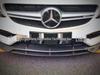 Carbon Fiber Sport Front Lip for 14-21 Mercedes-Benz C-Class W205 Pre-Facelift, Brabus Style Double Layer