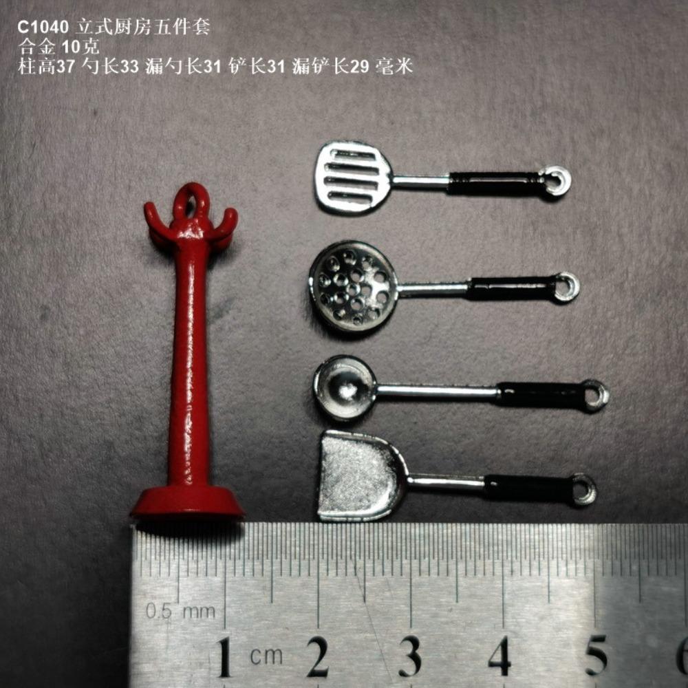 1:12 Scale 1:12 Mini Kitchen Utensils Sets Cookware Mini Kitchen Cooking Kit  Mini Play House
