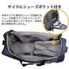50L Large Capacity Boston Bag with Clothes Compression Bag for Men, Travel, School Trips, Camps, Sports, Shoulder Bag (Navy)