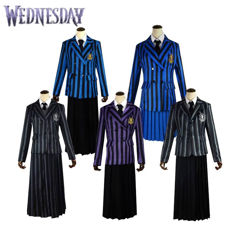 Wednesday Addams The Addams Family Costume School Uniform Dress