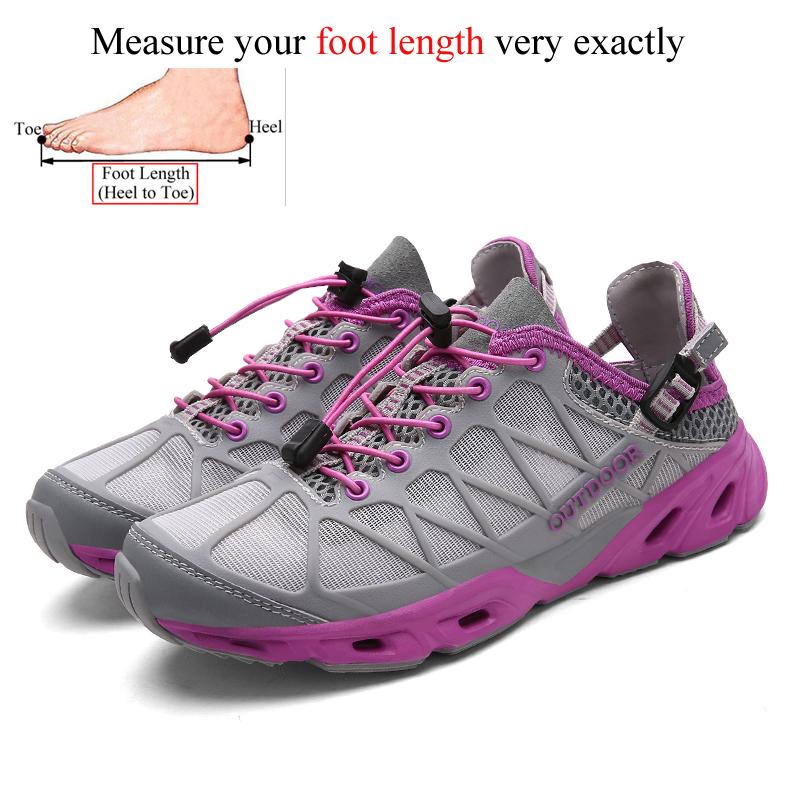 Summer Outdoor Trekking Shoes Women Men Hiking Aqua Shoes Finishing Camping Tourism Treking Sneakers Mountain Tracking Wading