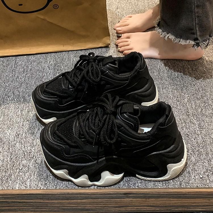 Spring and summer popular dad shoes women's 2025 new shoes women's shoes ins trendy versatile thick-soled heightening women's sports shoes